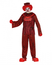 Crazy Killer Clown Men Costume 