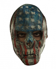 Creepy Patriotic Skull Vollkopf Maske 