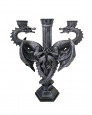Dragon Altar Candlestick 3-armed 