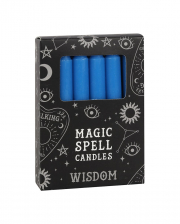 Dark Blue "Wisdom" Magic Candles 12 Pcs. 