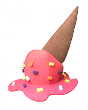 Ice Cream Foam Hat With Sprinkles