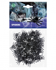 Disgusting Halloween Spiders 12 Pc. 