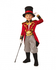 Edler Zirkusdirektor Kinderkostüm mit Hut 