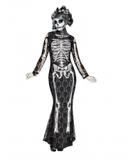 Elegant Lace Skeleton Costume