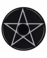 Flacher Pentagramm Kerzenhalter 