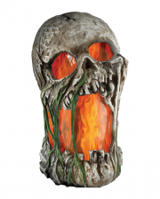 Flame Effect Horror Skull Decoration 