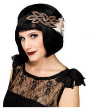 Flapper Hairband Deluxe Champagne 