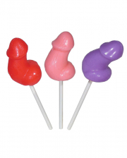 Fruchtiger Penis Lolli am Stiel