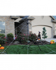Gigantisches Spinnennetz für den Garten 