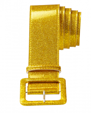 Glitter belt with gold glitter 