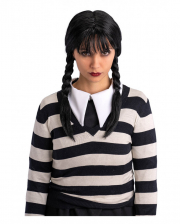 Gothic Girl Wig With Bangs & Braids 