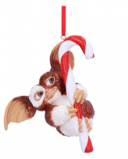 Gremlins Gizmo On Candy Cane Christmas Ball 11cm 