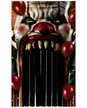 Halloween Horror Clown Circus Door Curtain 