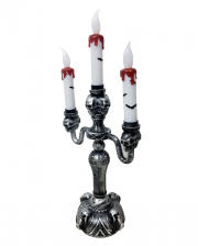Halloween Kerzenständer mit LED Kerzen 