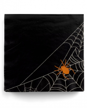 Halloween Cloth Napkin Spooky Spider 
