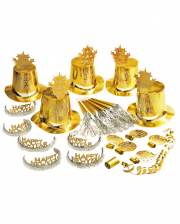 Happy New Year Party Set Gold 21 Pcs.