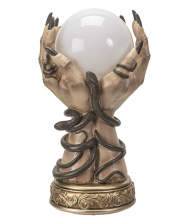 Witch Hands With LED Divination Ball 27cm 