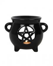Witch Cauldron Pentagram Fragrance Oil Lamp 