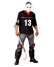 Hockey player costume with mask 