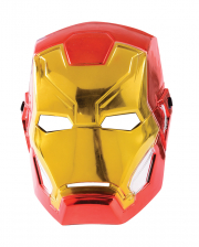 Iron Man Metallic Kinder Maske 
