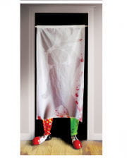 Killer Clown Curtain with feet 