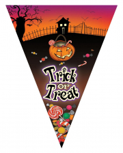 Child Friendly Halloween Garland With Pennant 5m 