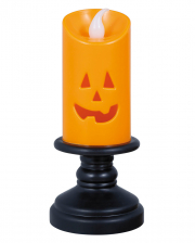 Pumpkin Candle With LED 12.5cm 