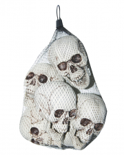 Plastic Skull 6 Pieces