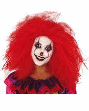 Longhaired Red Clown Wig 