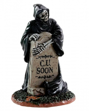 Lemax Spooky Town - Grim Reaper Tombstone 