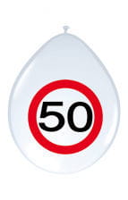 Air Balloon Road Sign 50 