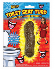 Funny Toilet Seat Turd 