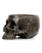 Marbled Gothic Skull Plant Pot 