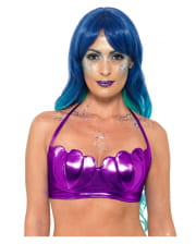 Meerjungfrau Muschel Bikini Oberteil lila 