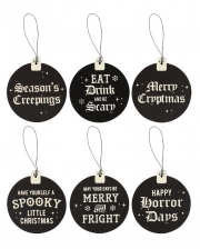 Merry Cryptmas Mini Signs Assorted 