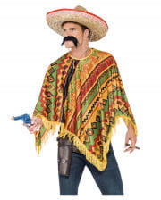 Mexican poncho with beard