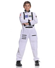 NASA Astronauten Kinderkostüm weiß
