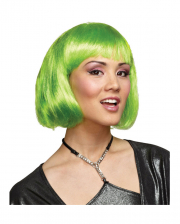 Neongrüne Bob Perücke