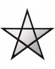 Okkulter Pentagramm Spiegel 40cm 