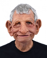 Großvater Papa Vollkopf Maske mit Haaren