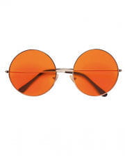 Orange 70er Sonnenbrille 
