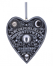 Ouija Board Planchette als Hängeornament 8,5cm 