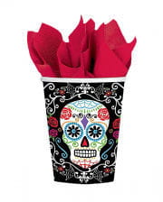Paper Cup Dia De Los Muertos 10 Pcs.