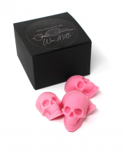 Pink Skull Scented Wax For Melting 4 Pcs. 