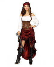 Piraten Königin Kostümkleid 