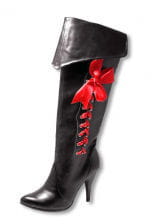 Pirate boots with red bow 