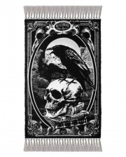 Poe's Raven Gothic Teppich 97x51cm 