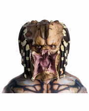 Predator Vollkopf Latexmaske für Erwachsene