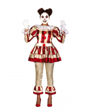 Pretty Killer Clown Damen Kostüm für Erwachsene 