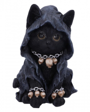 Reaper Katze mit Totenkopf Ketten 16cm 